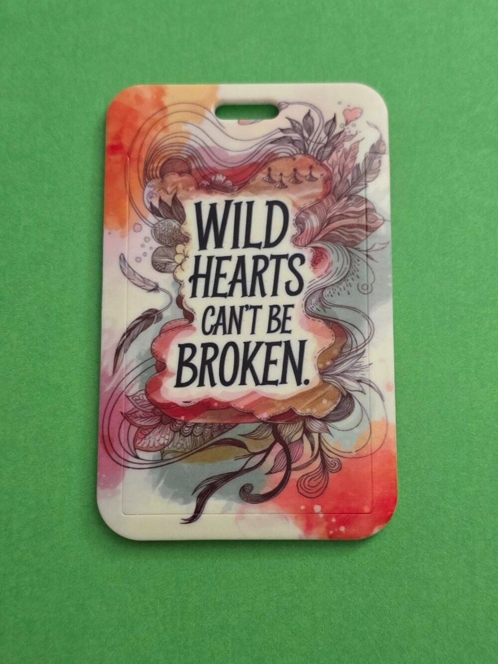 Wild Hearts ID Badge Holder